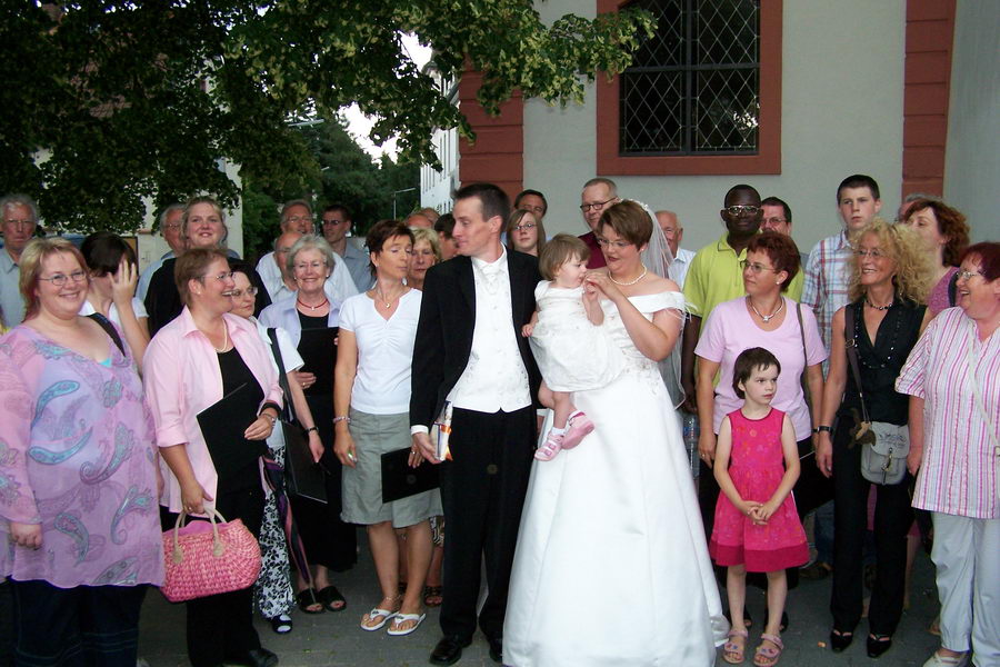 6.6. und 9.6. 2007: Polterabend und Hochzeit