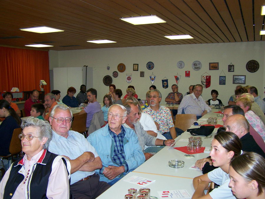 17.8.2006: Der Chor besucht die Feuerwehr