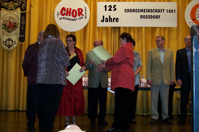 Sängerehrung des Kreises am 8.10.2006 in Roßdorf