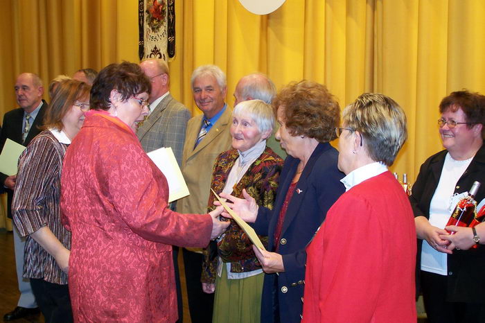 Sängerehrung des Kreises am 8.10.2006 in Roßdorf