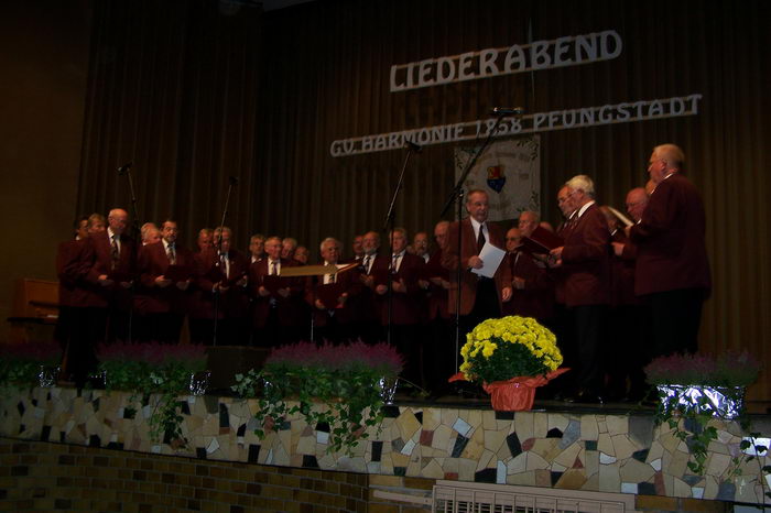 14.10.2006: Liederabend bei G.V. Harmonie 1858 Pfungstadt