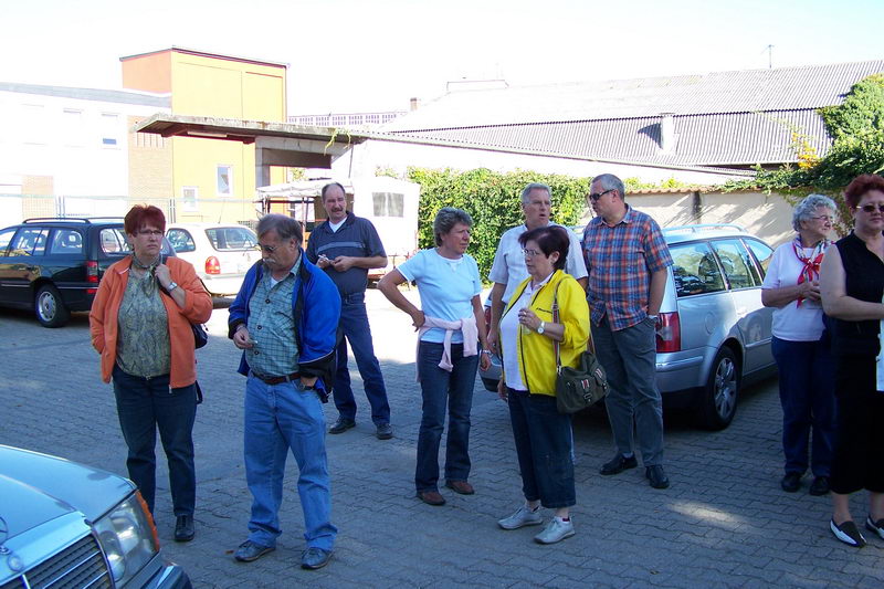 9.9.2006: Vereinsausflug nach Nierstein/ Rheinhessen