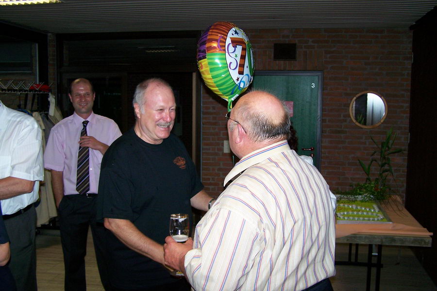 9.6.2007: 70. Geburtstagsfeier unseres Ehrenmitglieds Georg Fiedler