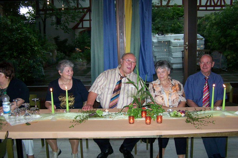 9.6.2007: 70. Geburtstagsfeier unseres Ehrenmitglieds Georg Fiedler
