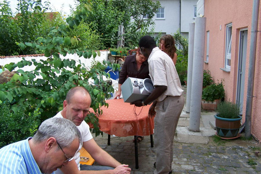 7.7.2007: Hochzeit von Olivier und Marianne Mawanzi