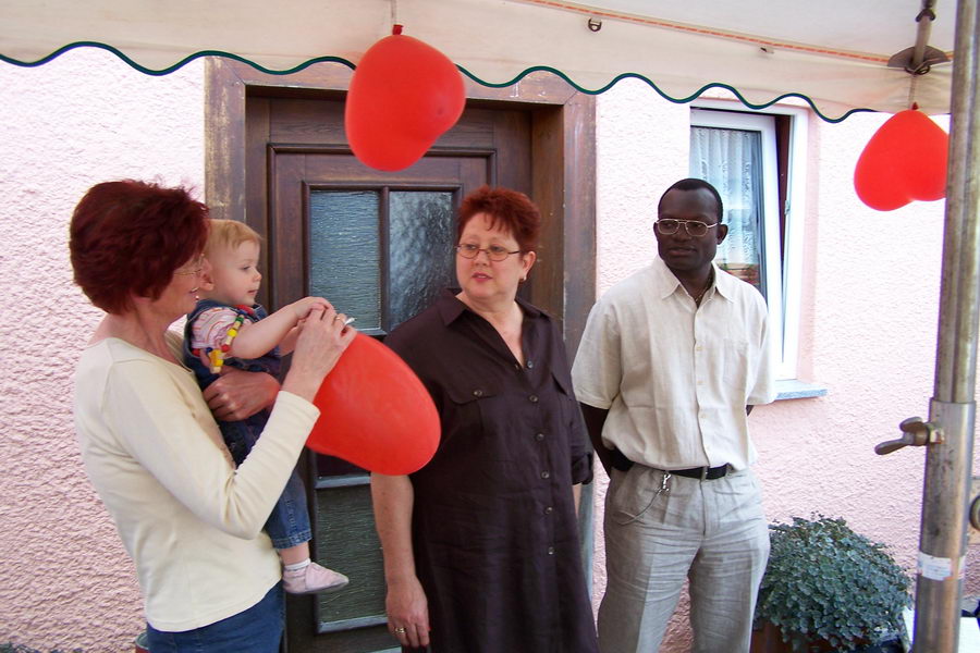 7.7.2007: Hochzeit von Olivier und Marianne Mawanzi