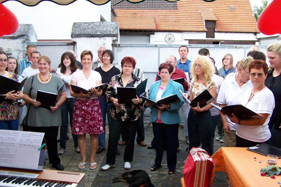 7.7.2007: Hochzeit von Olivier und Marianne Mawanzi