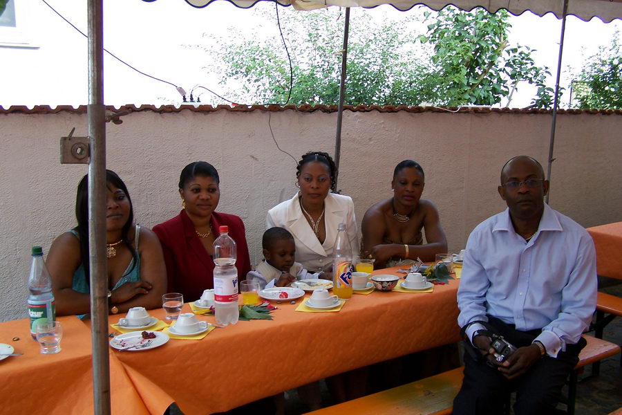 7.7.2007: Hochzeit von Olivier und Marianne Mawanzi