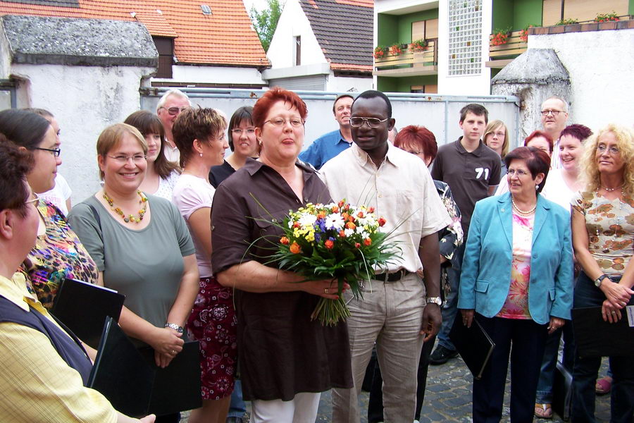 7.7.2007: Hochzeit von Olivier und Marianne Mawanzi