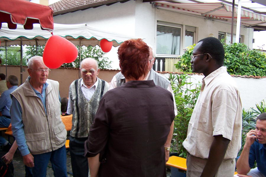 7.7.2007: Hochzeit von Olivier und Marianne Mawanzi