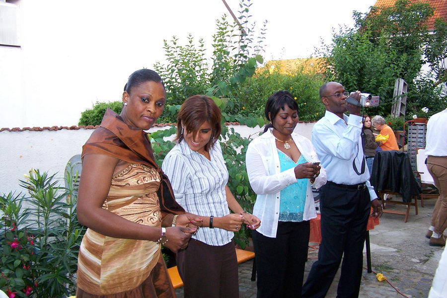 7.7.2007: Hochzeit von Olivier und Marianne Mawanzi