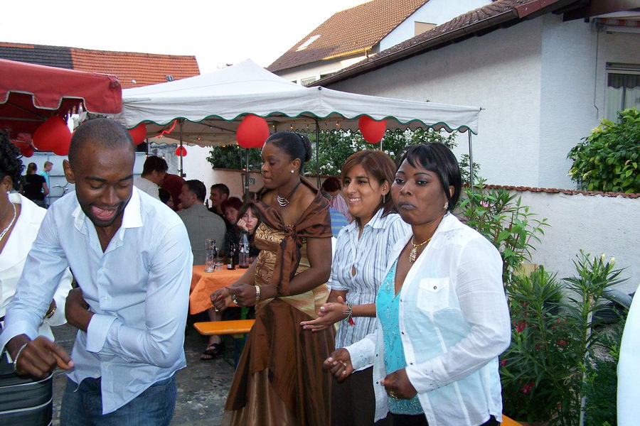 7.7.2007: Hochzeit von Olivier und Marianne Mawanzi