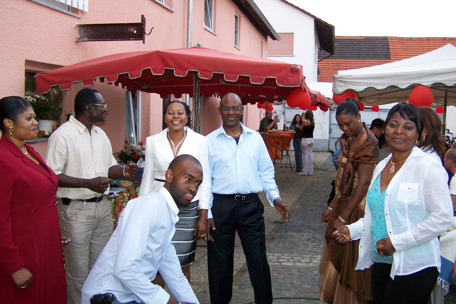 7.7.2007: Hochzeit von Olivier und Marianne Mawanzi