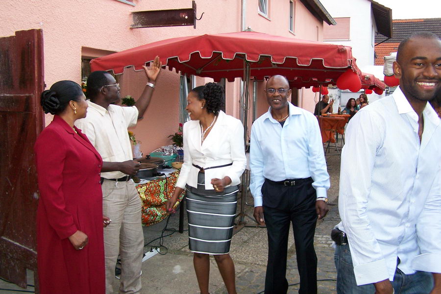 7.7.2007: Hochzeit von Olivier und Marianne Mawanzi