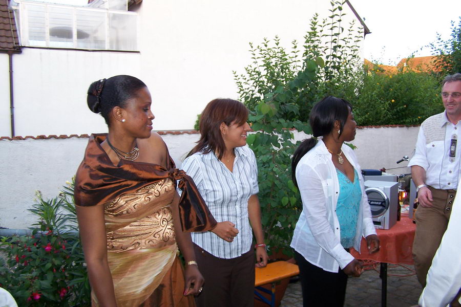 7.7.2007: Hochzeit von Olivier und Marianne Mawanzi