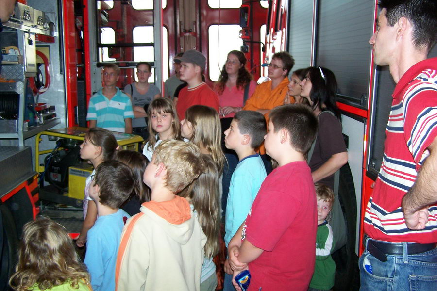 16.8.2007: Germania-Jugend bei der Freiwilligen Feuerwehr Griesheim