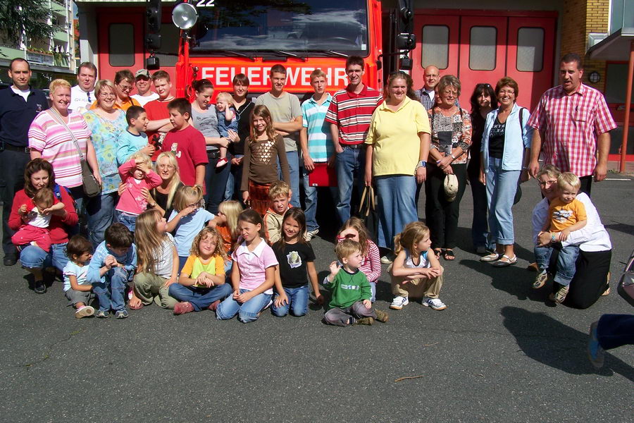 16.8.2007: Germania-Jugend bei der Freiwilligen Feuerwehr Griesheim