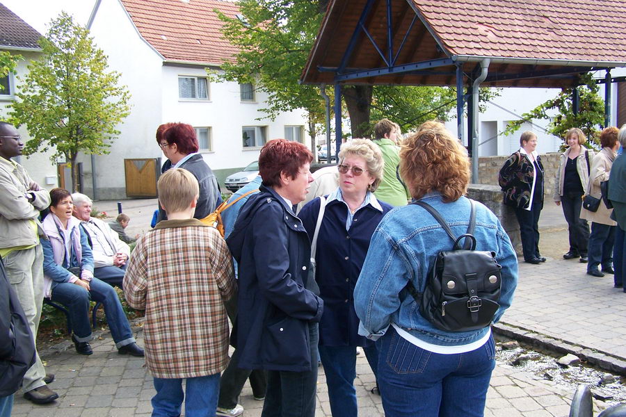 9.9.2007: Vereinsausflug zum Traubenlesefest in Schornsheim