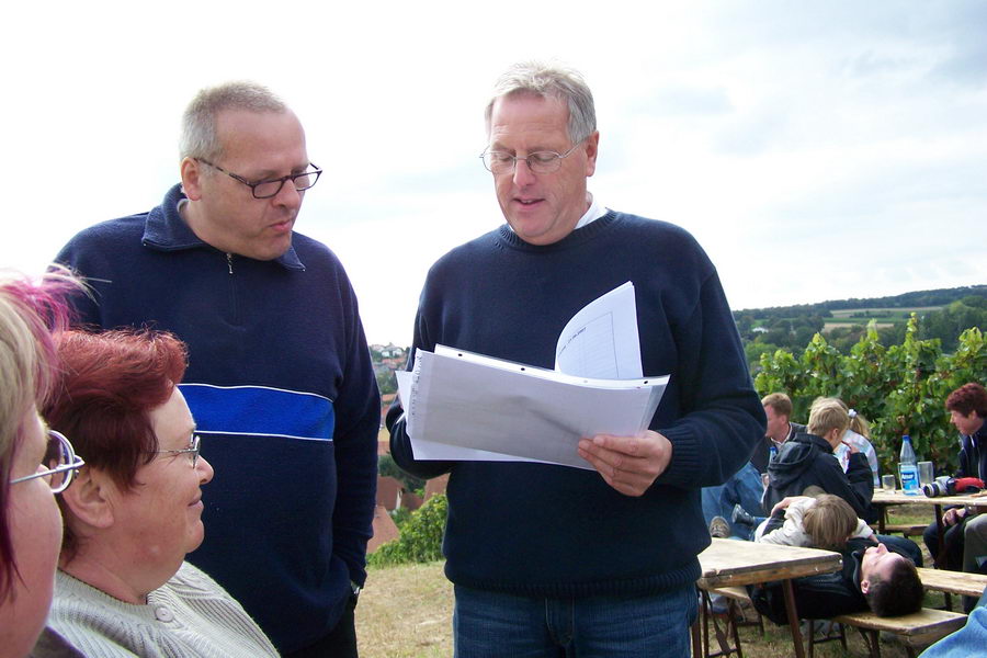 9.9.2007: Vereinsausflug zum Traubenlesefest in Schornsheim