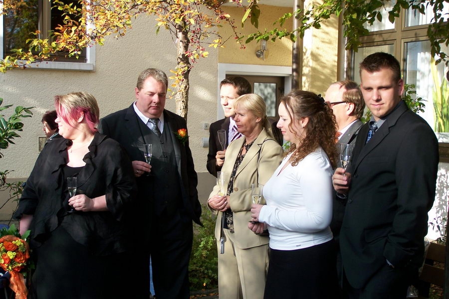 20.9.2007: Hochzeit von Christina und Stefan Fassoth