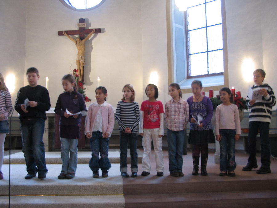 1. Advent 2007: Germania - Young Generation im Kindergottesdienst der Lutherkirche