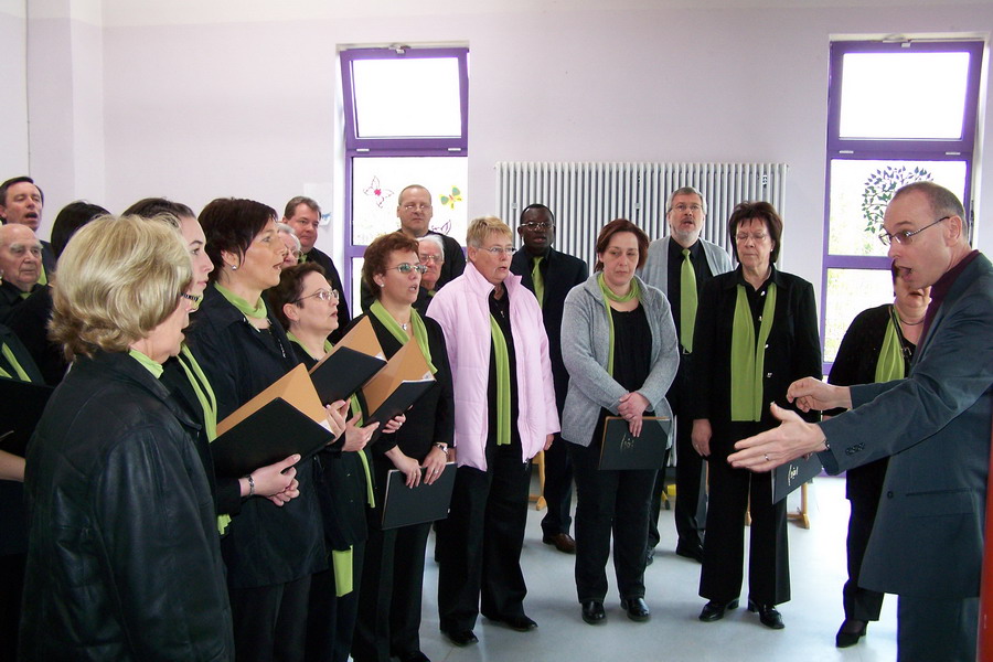 13.4.2008: Freundschaftssingen in Schornsheim