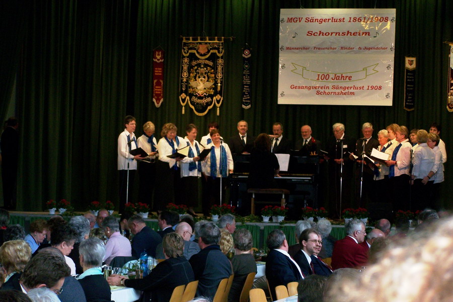 13.4.2008: Freundschaftssingen in Schornsheim