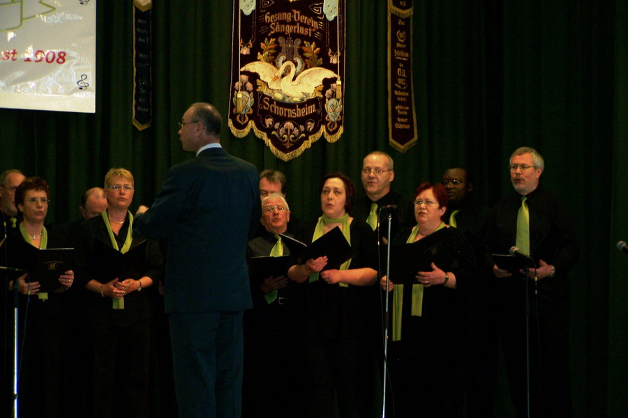 13.4.2008: Freundschaftssingen in Schornsheim