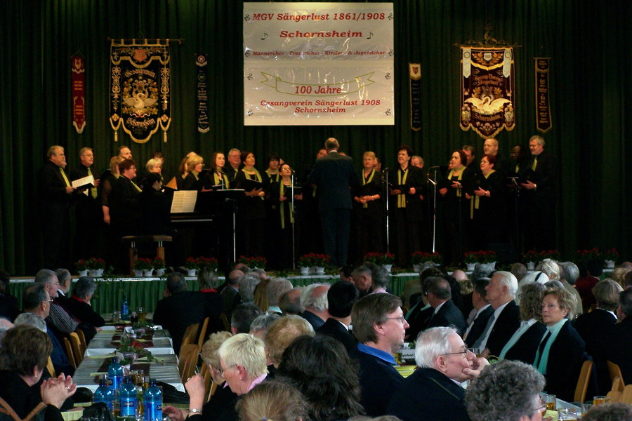 13.4.2008: Freundschaftssingen in Schornsheim