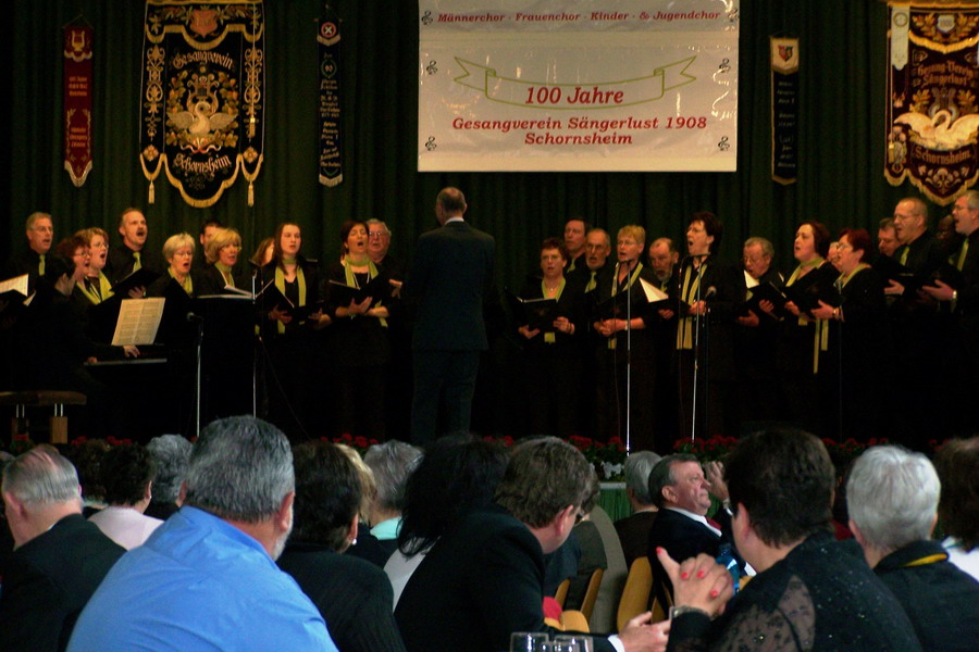 13.4.2008: Freundschaftssingen in Schornsheim