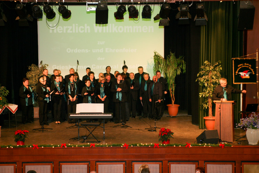 30.11.2008: Ehren- und Ordensfeier