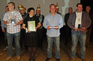 v.l. Thorsten Rühl, Margit Spieß, Andreas Gerhard und Walter Kolb