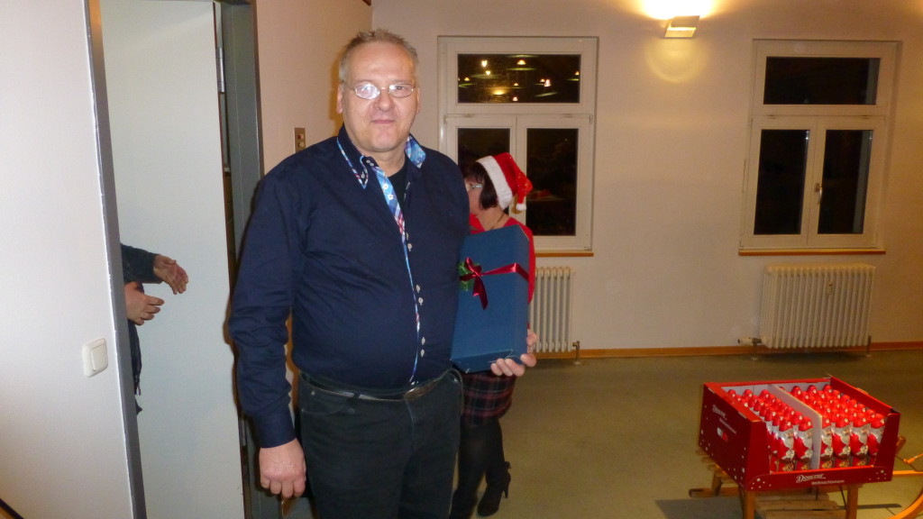 Unser Notenwart Klaus Färber freut sich auch
